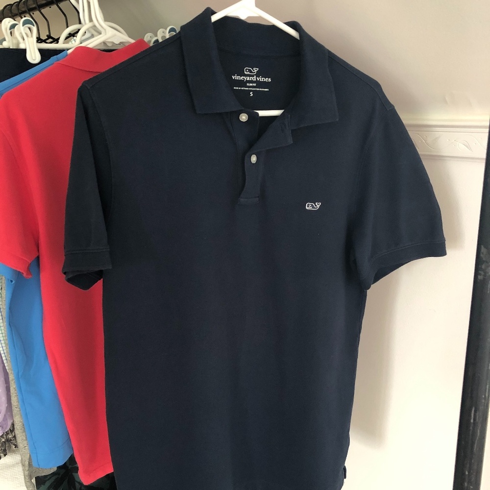 Vineyard Vines Polo (Dark Blue)